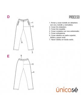 DEPORTE PANTALON BUZO UNISEX 1918