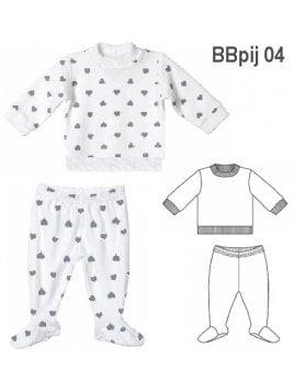 PIJAMA 2 PIEZAS BEBE 0904