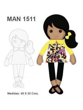 MUÑECA DE TRAPO MAN 1511