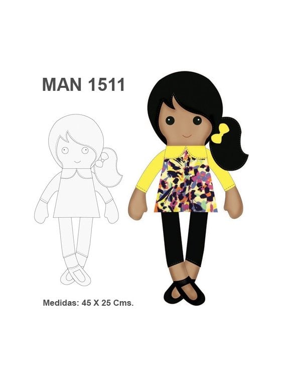 MUÑECA DE TRAPO MAN 1511