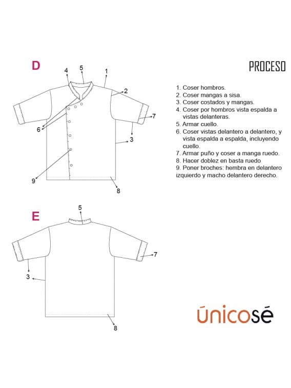 CHAQUETA CHEF CRUZADA RT 1928