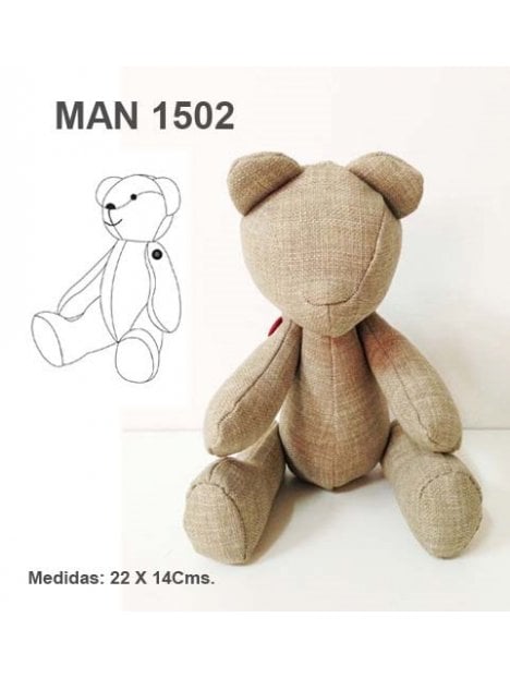 MOLDE: OSO DE PELUCHE 1502