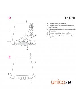 FALDA CORTA MUJER 1903