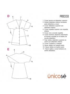 VESTIDO CORTO MUJER 1912