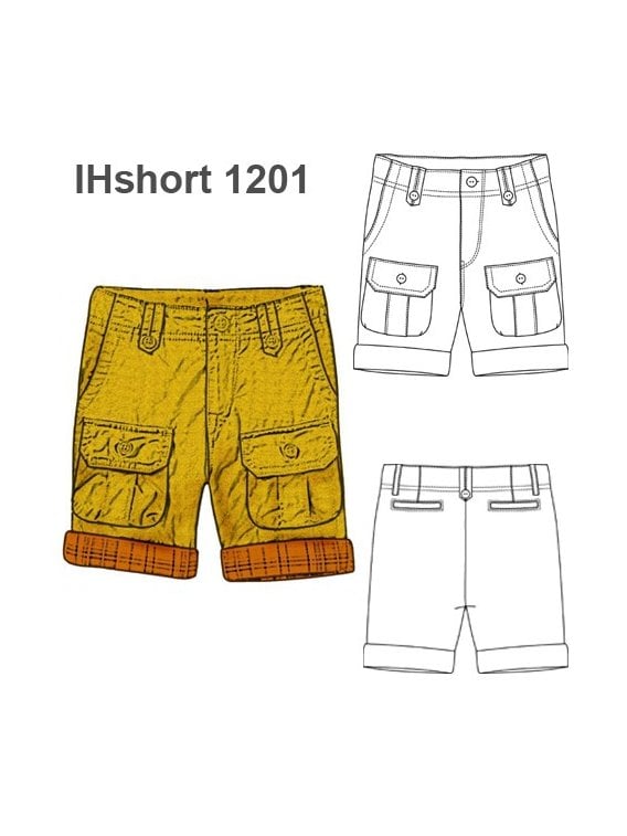 SHORT BASTILLA NIÑO 1201