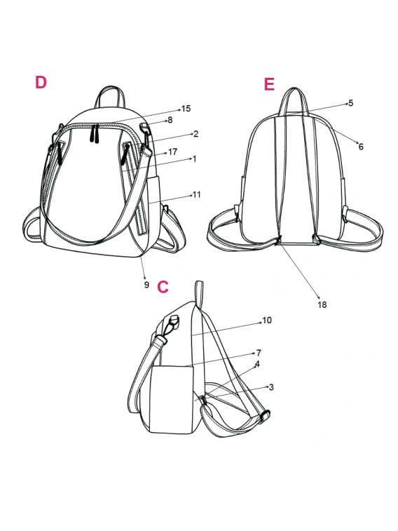 CARTERA MOCHILA ACC 1901