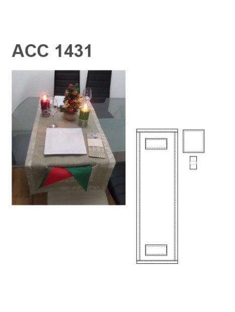 MANTEL MESA NAVIDAD ACC 1431