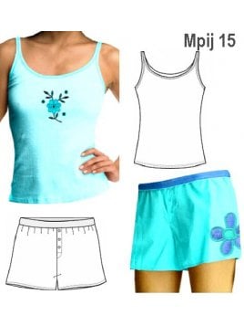 PIJAMA 2 PIEZAS MUJER 0915