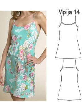 PIJAMA CAMISA MUJER 0914