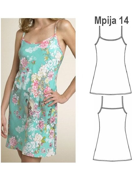 PIJAMA CAMISA MUJER 0914