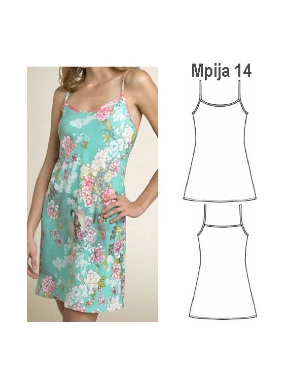 PIJAMA CAMISA MUJER 0914