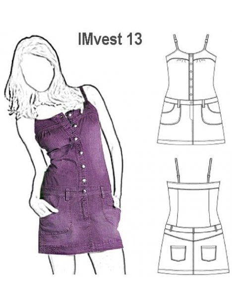 VESTIDO JEANS NIÑA