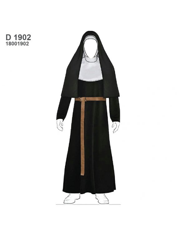 DISFRAZ DE MONJA D 1902