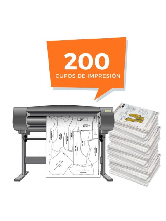 Derechos de Impresion 200 Moldes