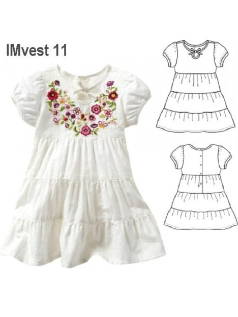 VESTIDO MANGA CORTA NIÑA
