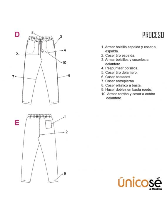 PANTALON BASICO MUJER 1908