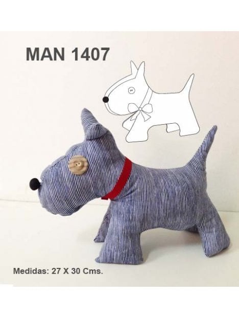 PERRO DE TRAPO MAN 1407