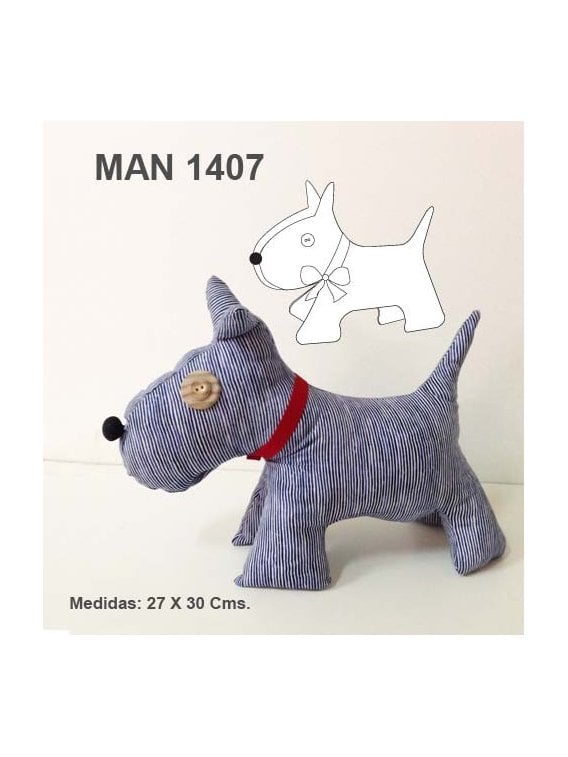 PERRO DE TRAPO MAN 1407