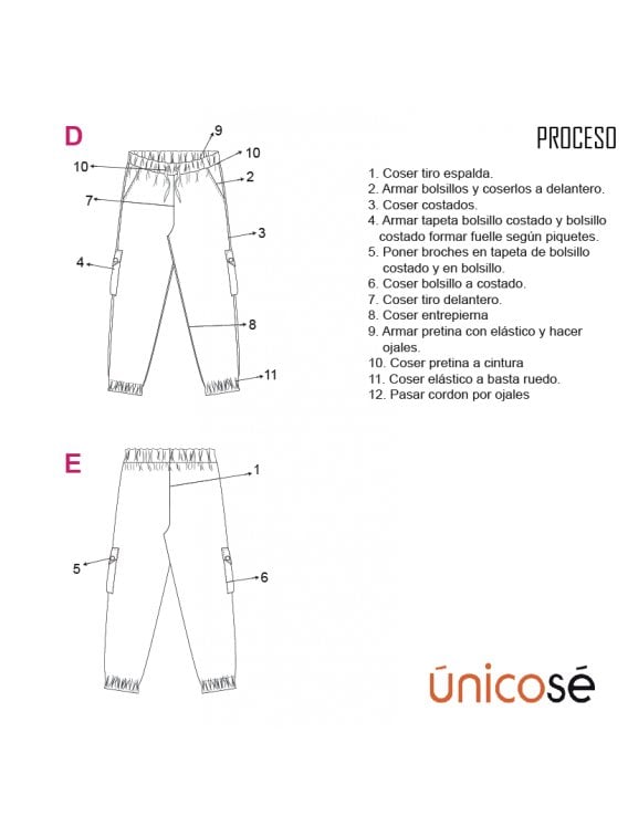 PANTALON CARGO NIÑA 1901