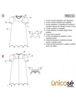 DISFRAZ DE VAMPIRA 1906