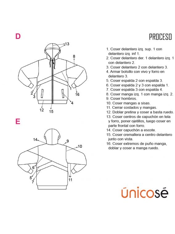 POLERON CHAQUETA UNISEX ESCOLAR 1902