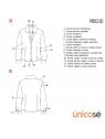 BLUSA CLASICA MUJER, PINZAS DELANTERO Y