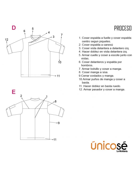 CHAQUETA CRUZADA CHEF RT 1939