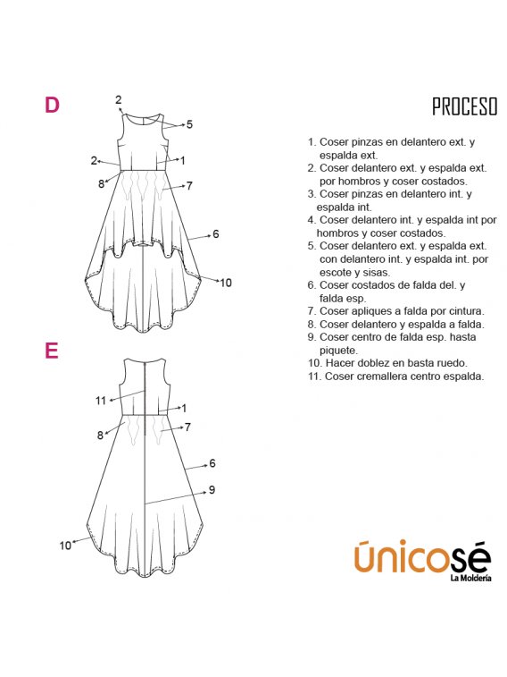 VESTIDO FIESTA MUJER 1913