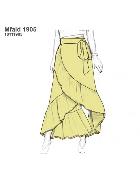 FALDA LARGA MUJER 1905
