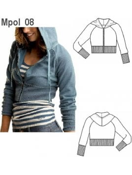 POLERON CORTO MUJER 0908