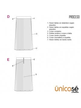 FALDA PLISADA MUJER 1904