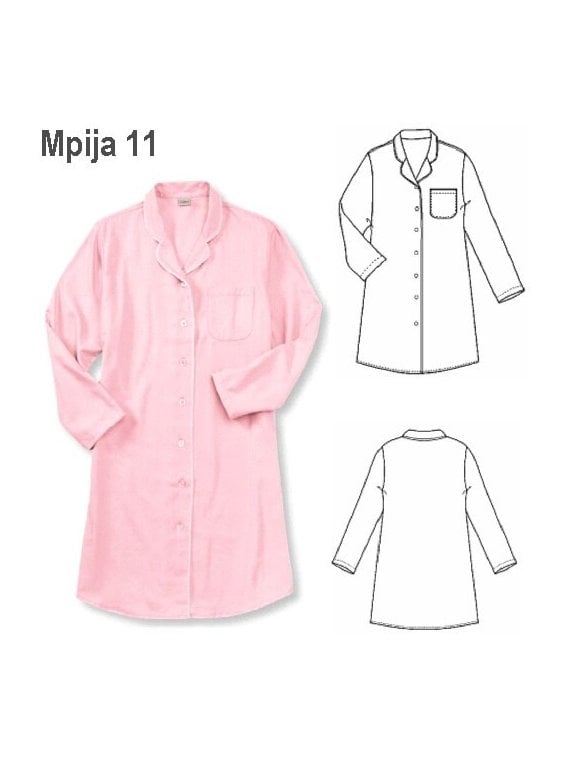PIJAMA CAMISA MUJER 0911