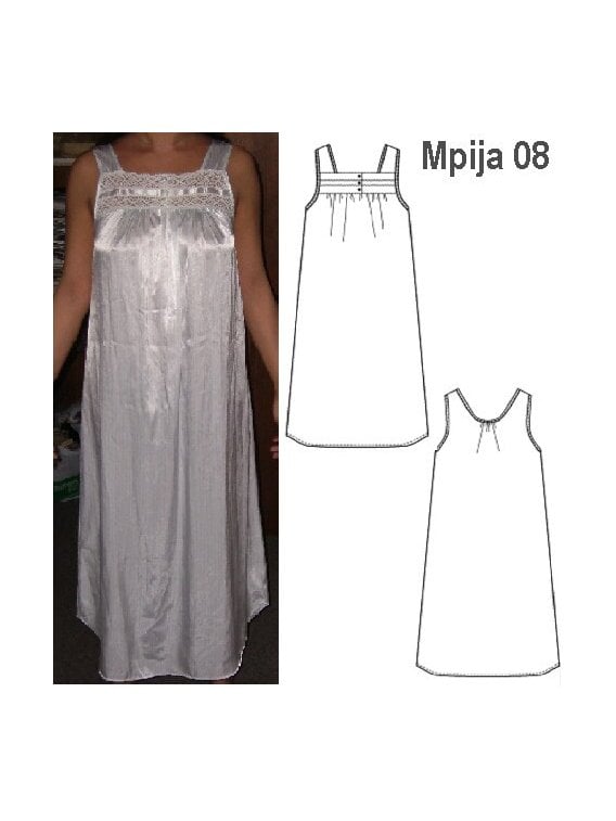 PIJAMA CAMISA MUJER 0908