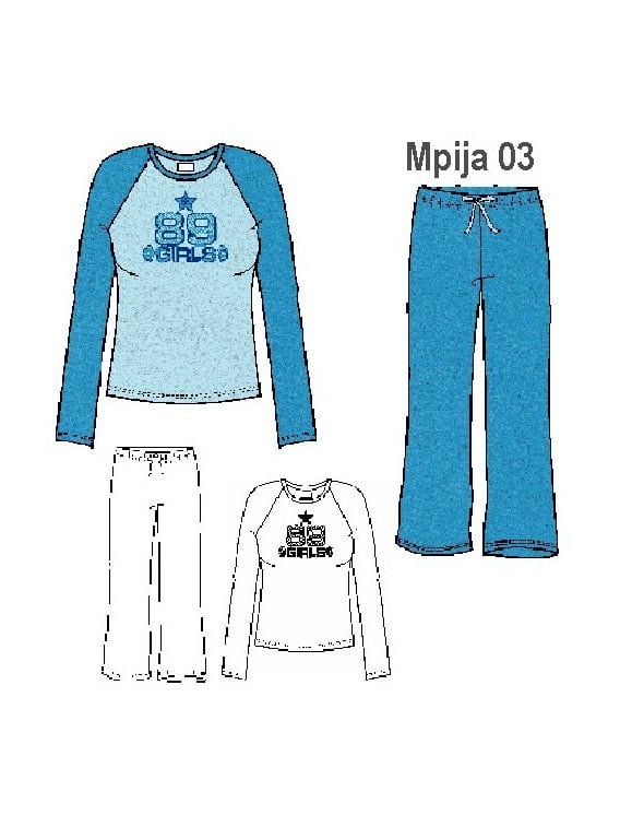 PIJAMA 2 PIEZAS MUJER 0903