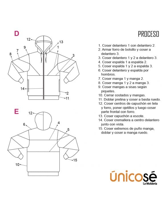 POLERON CHAQUETA ESCOLAR UNISEX 1907
