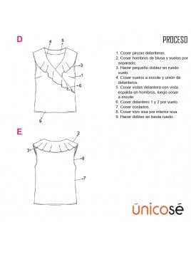 BLUSA VUELOS MUJER 1904