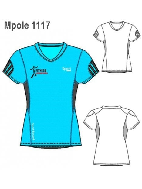MOLDE: POLERA DEPORTE MUJER 1117