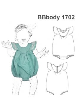 BODY ENTERITO MONO BUBBLE ROMPER BEBE