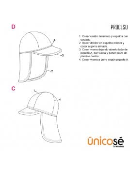 SOMBRERO PROTECTOR SOL INFANTIL ACC 1903