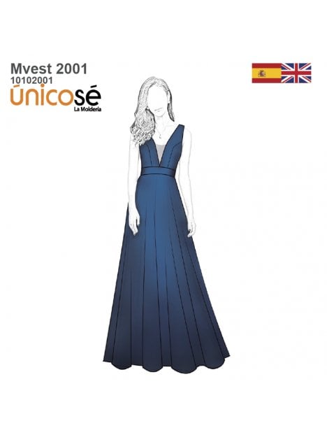VESTIDO FIESTA MUJER 2001