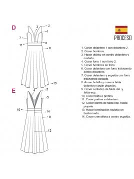 VESTIDO FIESTA MUJER 2001