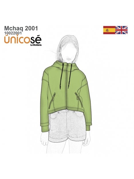 CHAQUETA OVERSIZE MUJER 2001
