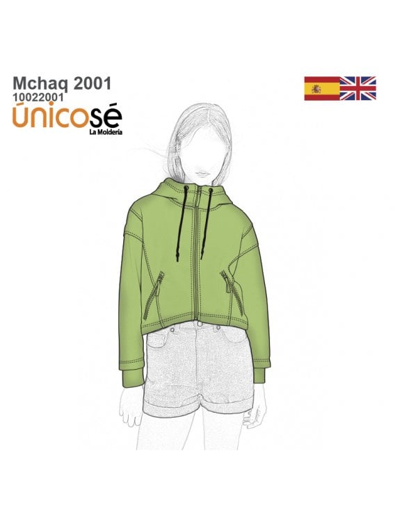 CHAQUETA OVERSIZE MUJER 2001