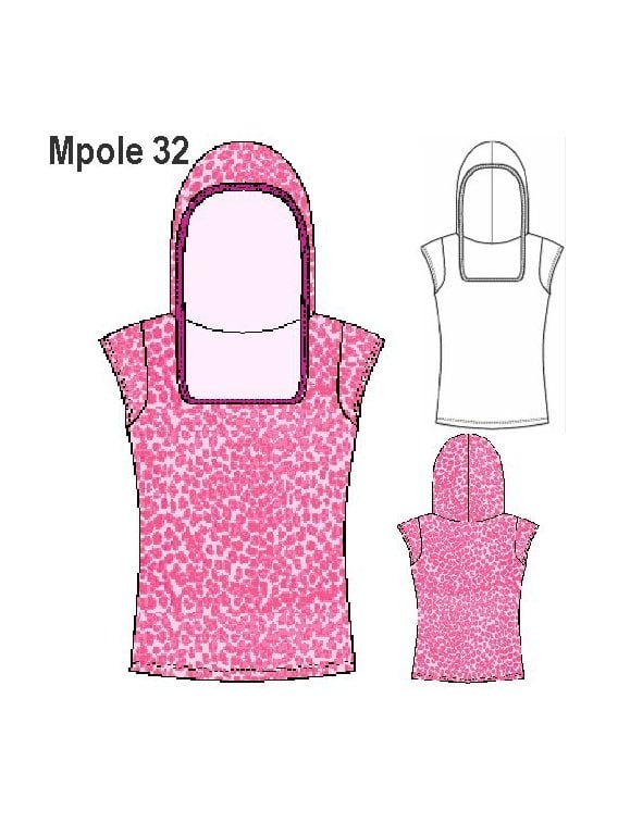 POLERA ESCOTE CUADRADO MANGA CORTA, CAPU