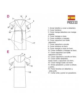 ABRIGO BATA MUJER 2002