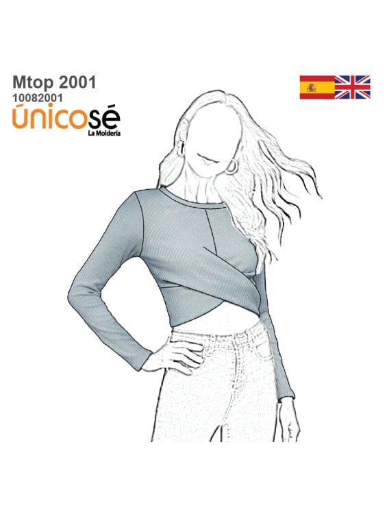 TOP CON CRUCE MUJER 2001