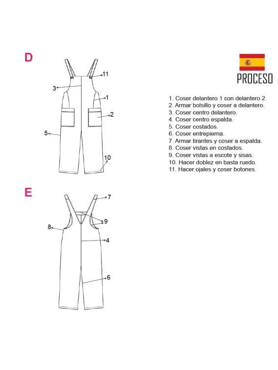 ENTERITO JARDINERA MUJER 2001