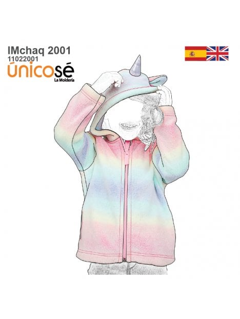 CHAQUETA POLAR UNICORNIO NIÑA 2001