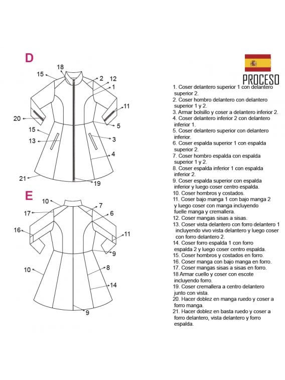 ABRIGO SEMI PLATO MUJER 2005