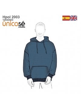 POLERON OVERSIZE CANGURO HOMBRE 2003